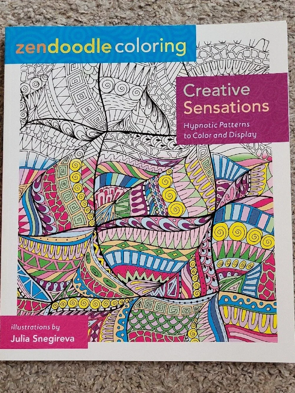 Zendoodle Coloring Book Set — Calming Swirls & Creative Sensations